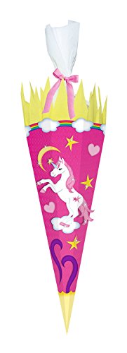 Ursus 9870001 - Schultüte Bastelset Easy Line Einhorn, sechseckig, Höhe ca. 68 cm, Duchmesser ca. 20 cm, diverse Stanzteile, teilweise beglittert, inklusive Bastelanleitung, ideal für die Einschulung Ursus 9870001 - Schultüte Bastelset Easy Line Einhorn, sechseckig, Höhe ca. 68 cm, Duchmesser ca. 20 cm, diverse Stanzteile, teilweise beglittert, inklusive Bastelanleitung, ideal für die Einschulung von Ursus