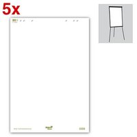 Ursus Flipchart-Papier Green blanko 68,0 x 99,0 cm, 20 Blatt, 5 Blöcke von Ursus