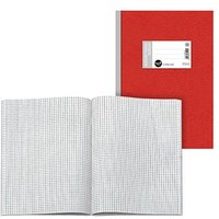 Ursus Geschäftsbuch DIN A4 kariert, rot Hardcover 192 Seiten von Ursus