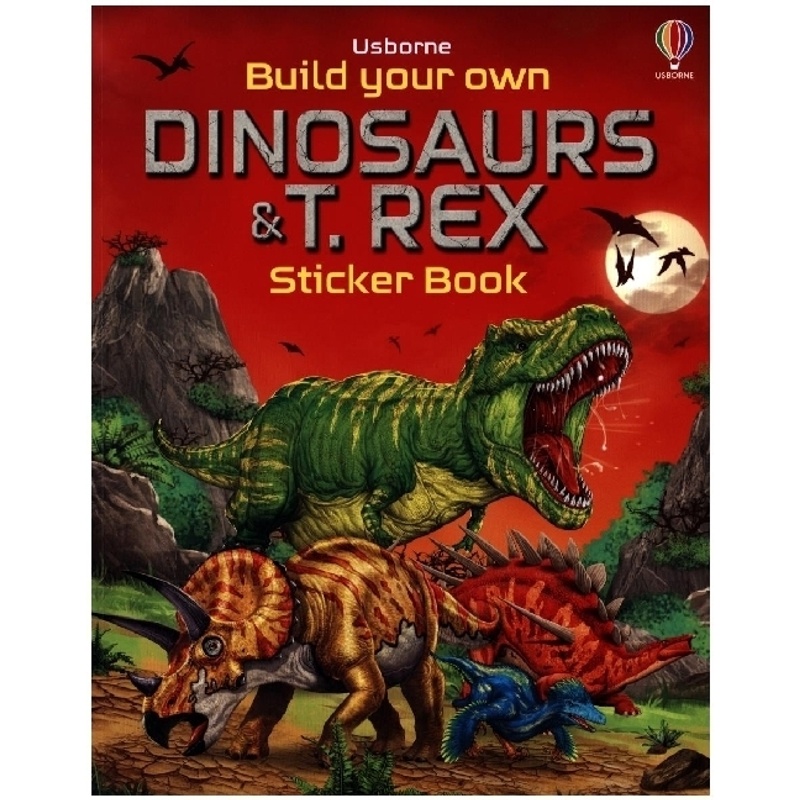 Build Your Own Dinosaurs And T. Rex Sticker Book - Simon Tudhope, Sam Smith, Kartoniert (TB) von Usborne Publishing