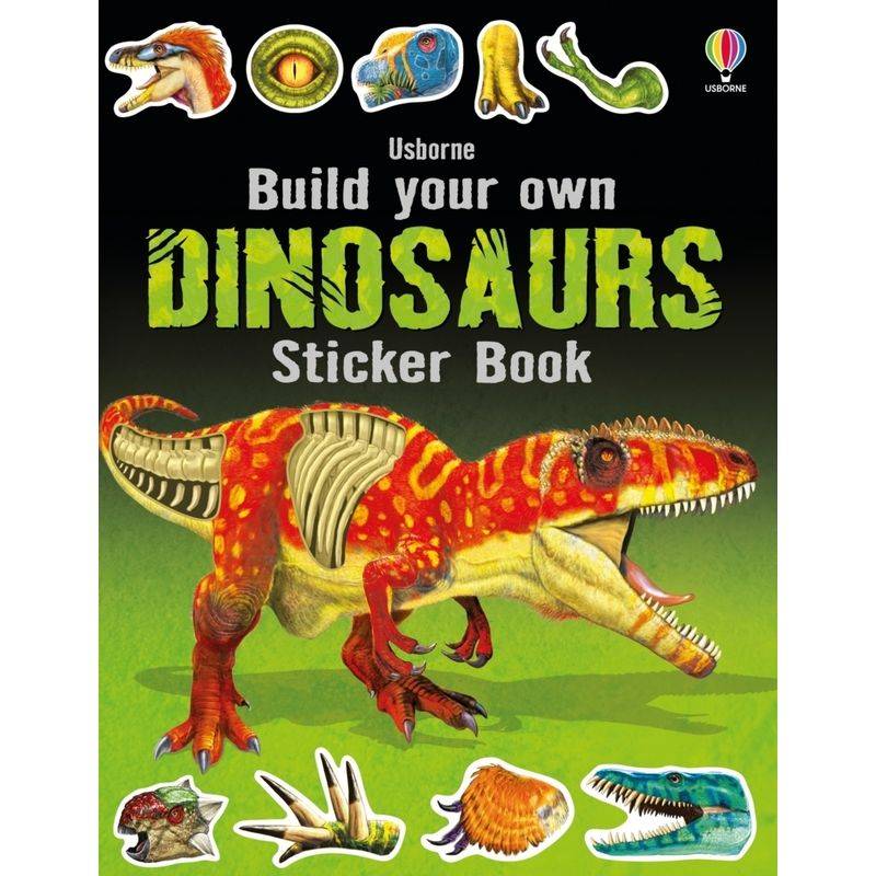 Build Your Own Dinosaurs Sticker Book - Simon Tudhope, Kartoniert (TB) von Usborne Publishing