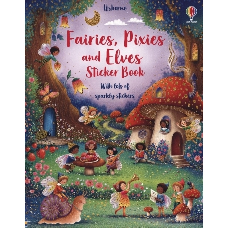Fairies, Pixies And Elves Sticker Book - Fiona Watt, Kartoniert (TB) von Usborne Publishing