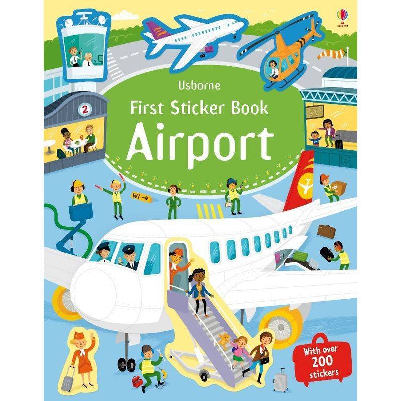 First Sticker Book Airport - Sam Smith, Kartoniert (TB) von Usborne Publishing