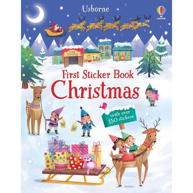 First Sticker Book Christmas - Alice Beecham, Kartoniert (TB) von Usborne Publishing