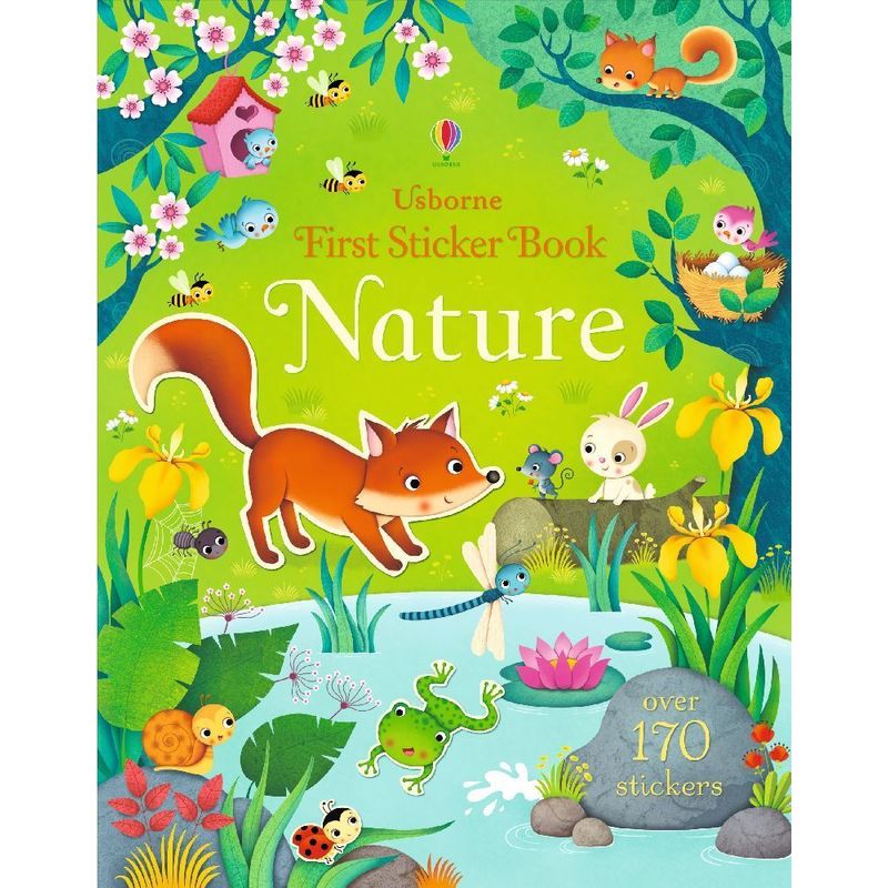 First Sticker Book Nature - Felicity Brooks, Kartoniert (TB) von Usborne Publishing