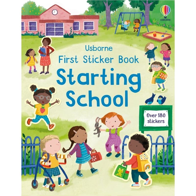 First Sticker Book Starting School - Holly Bathie, Kartoniert (TB) von Usborne Publishing