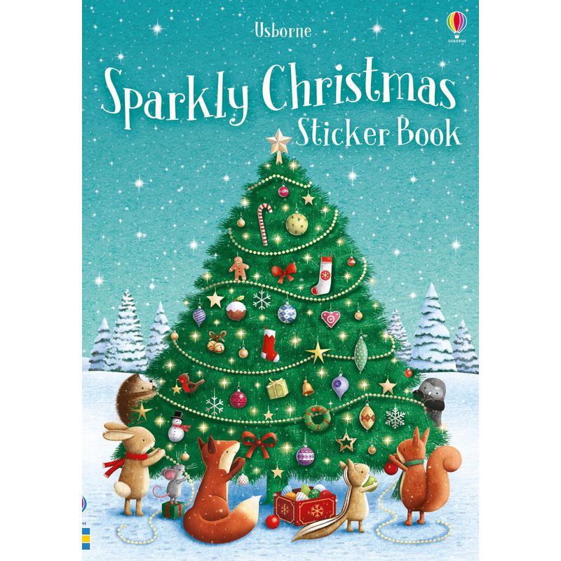 Little Sparkly Christmas Sticker Book - Fiona Patchett, Taschenbuch von Usborne Publishing
