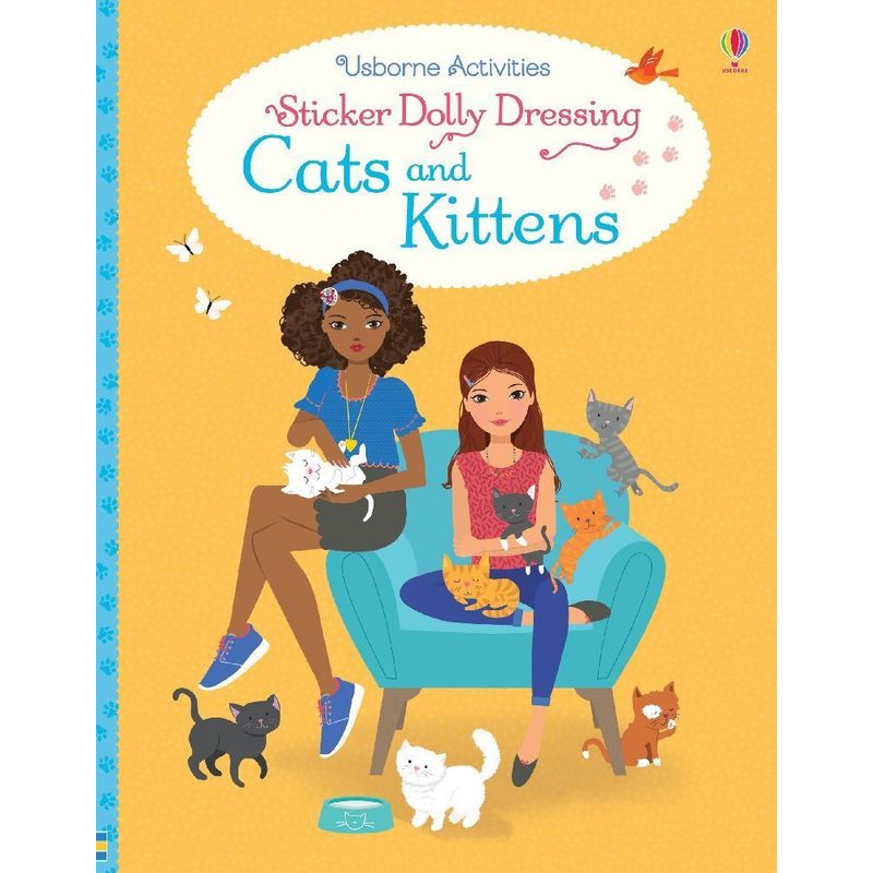 Sticker Dolly Dressing Cats And Kittens - Lucy Bowman, Kartoniert (TB) von Usborne Publishing