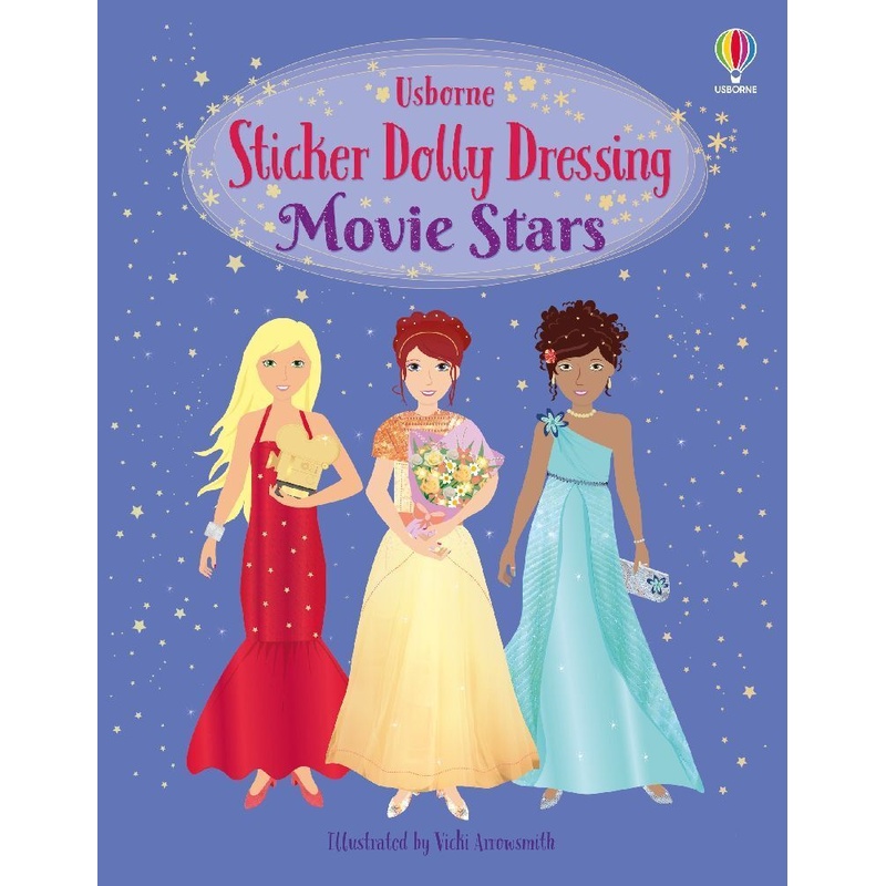 Sticker Dolly Dressing Movie Stars - Fiona Watt, Kartoniert (TB) von Usborne Publishing