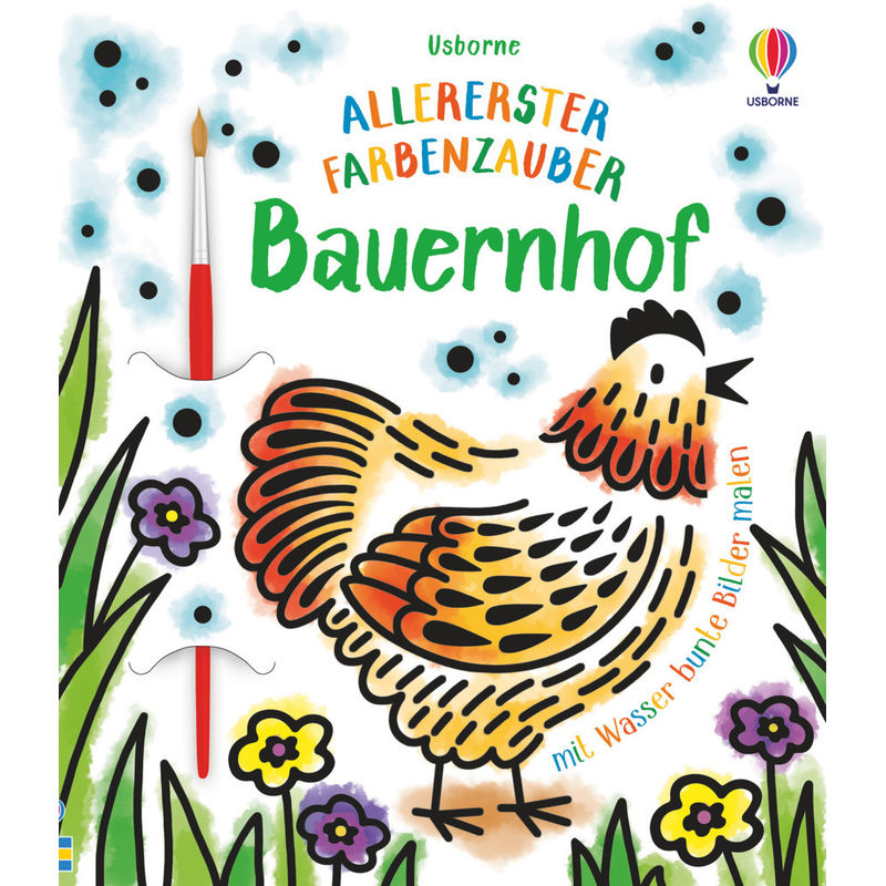 Allererster Farbenzauber: Bauernhof - Abigail Wheatley, Kartoniert (TB) von Usborne Verlag