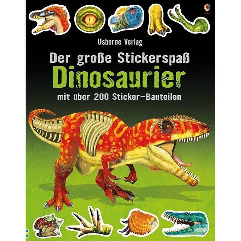 Der Große Stickerspaß: Dinosaurier - Simon Tudhope, Kartoniert (TB) von Usborne Verlag