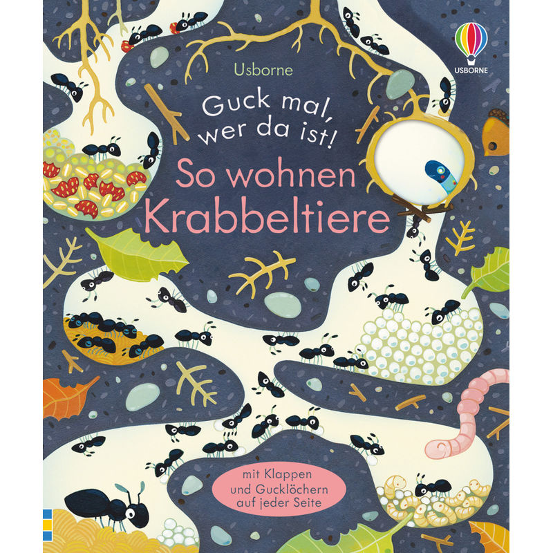 Guck Mal, Wer Da Ist! So Wohnen Krabbeltiere - Anna Milbourne, Pappband von Usborne Verlag