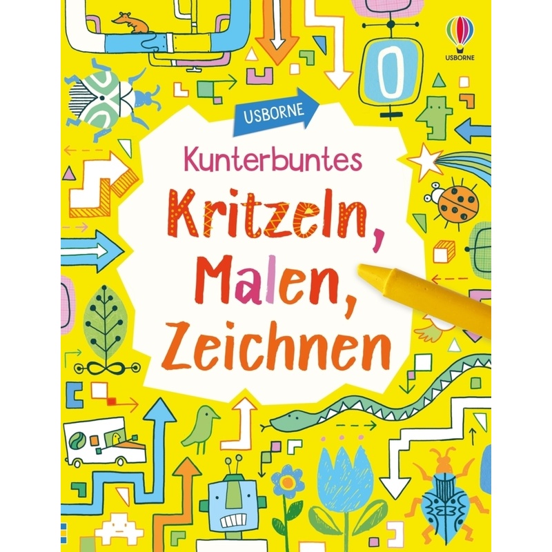 Kunterbuntes Kritzeln, Malen, Zeichnen, Kartoniert (TB) von Usborne Verlag