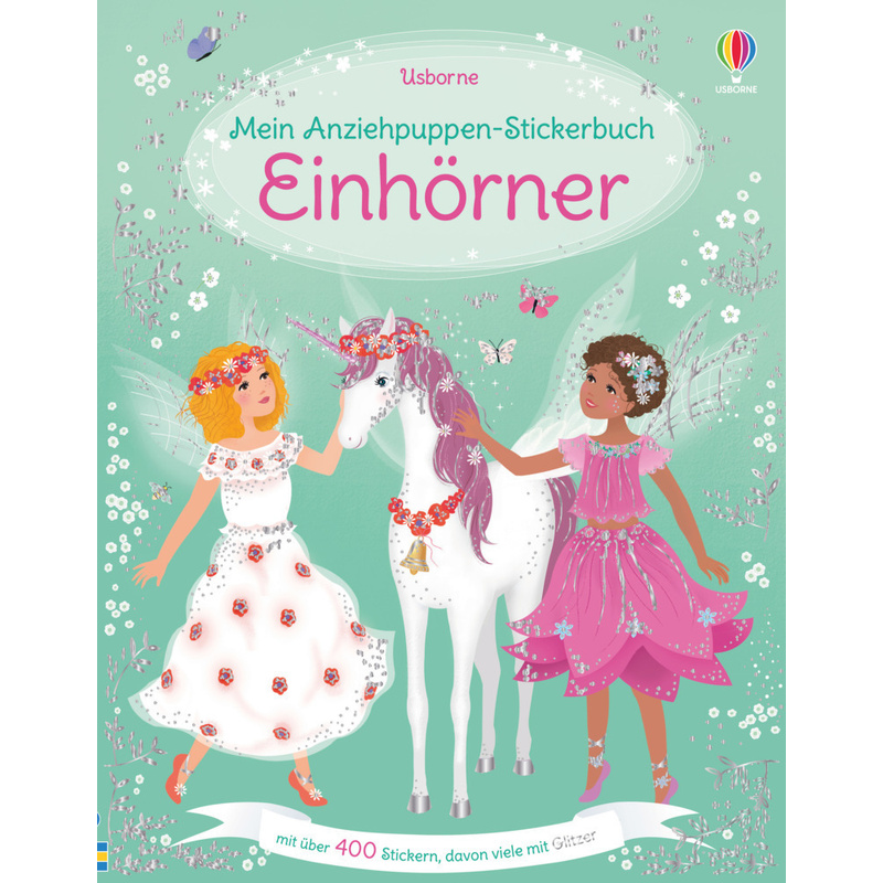 Mein Anziehpuppen-Stickerbuch: Einhörner - Fiona Watt, Taschenbuch von Usborne Verlag
