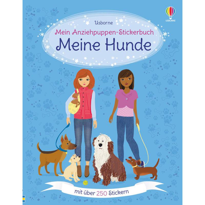 Mein Anziehpuppen-Stickerbuch: Meine Hunde - Fiona Watt, Kartoniert (TB) von Usborne Verlag