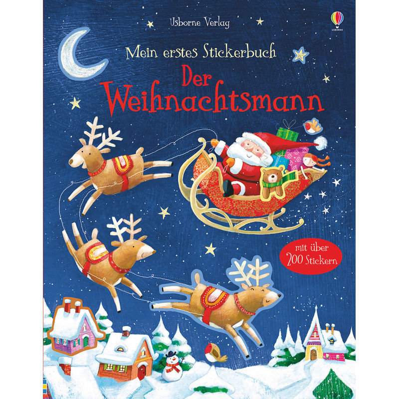 Mein Erstes Stickerbuch: Der Weihnachtsmann - Sam Taplin, Kartoniert (TB) von Usborne Verlag