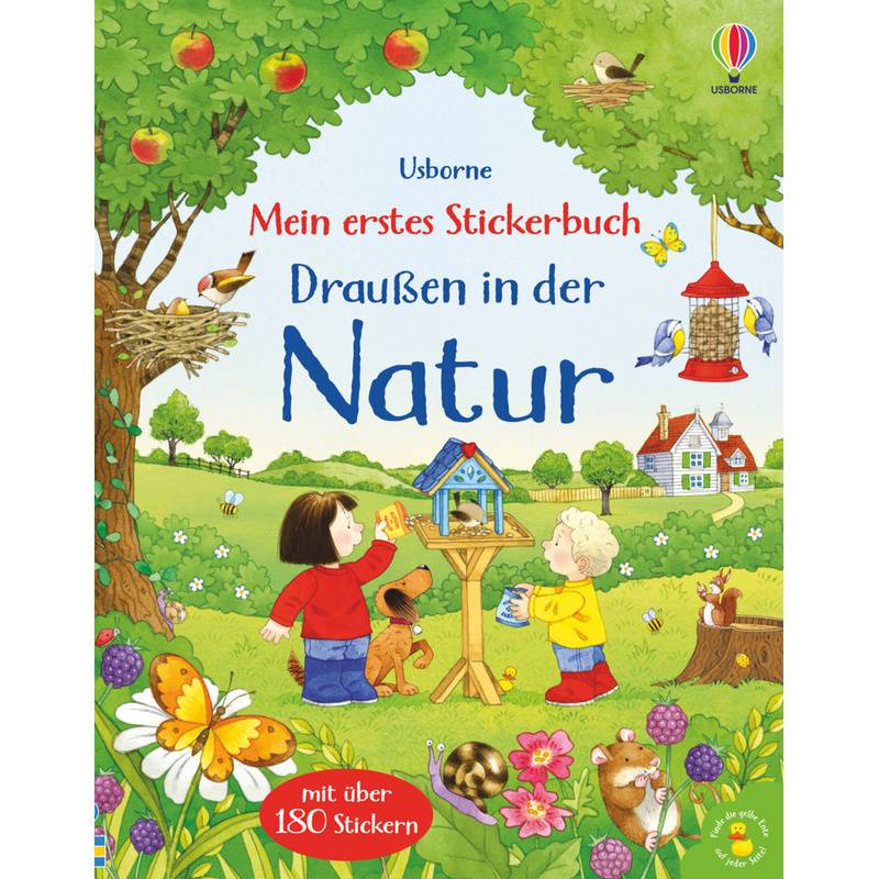 Mein Erstes Stickerbuch: Draußen In Der Natur - Kate Nolan, Kartoniert (TB) von Usborne Verlag