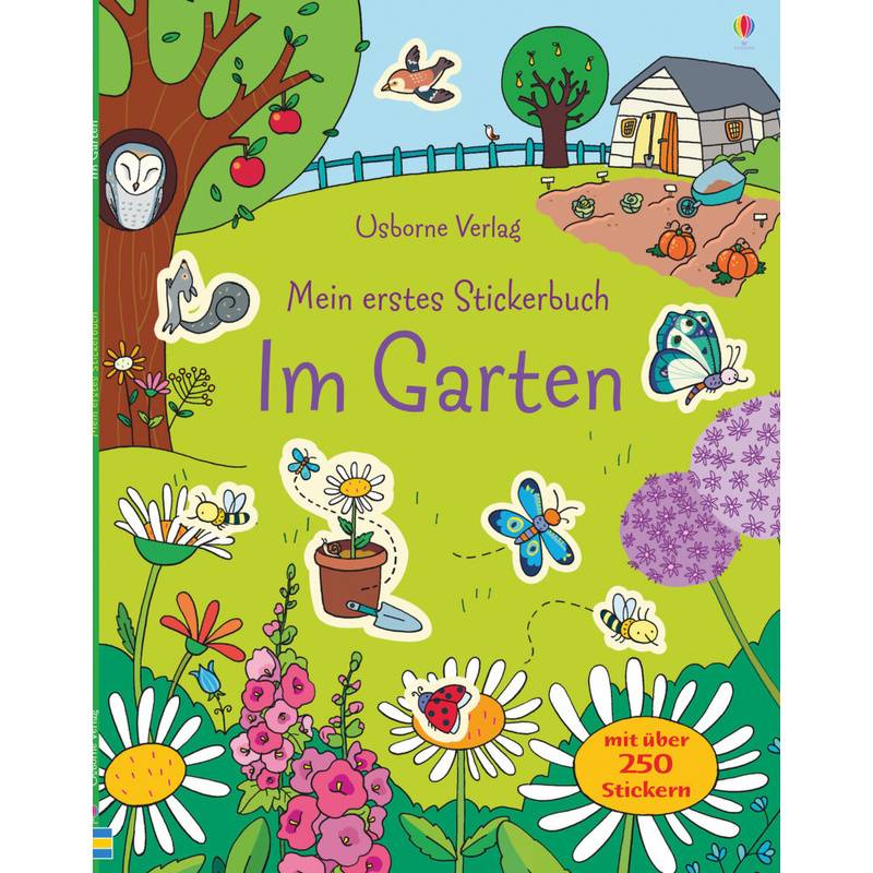 Mein Erstes Stickerbuch: Im Garten - Caroline Young, Kartoniert (TB) von Usborne Verlag