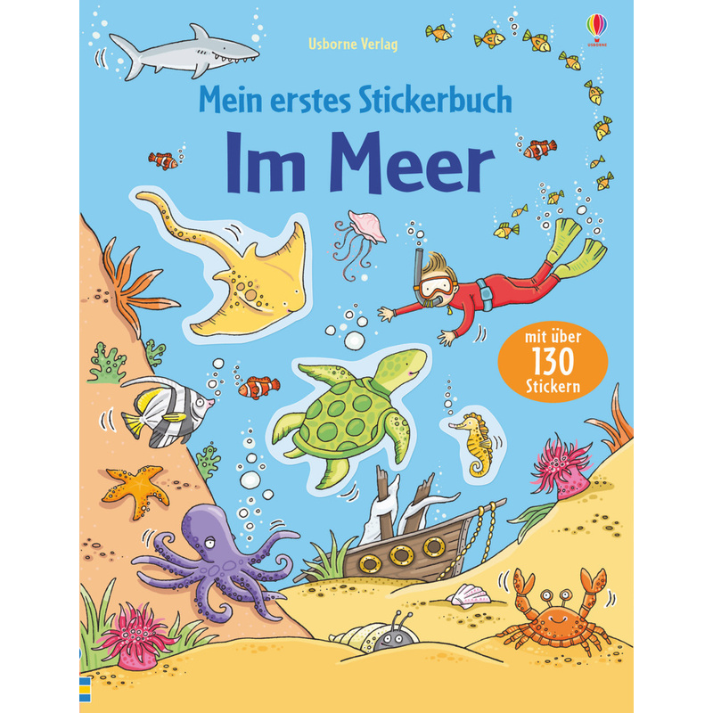 Meine Ersten Stickerbücher / Mein Erstes Stickerbuch: Im Meer - Jessica Greenwell, Kartoniert (TB) von Usborne Verlag