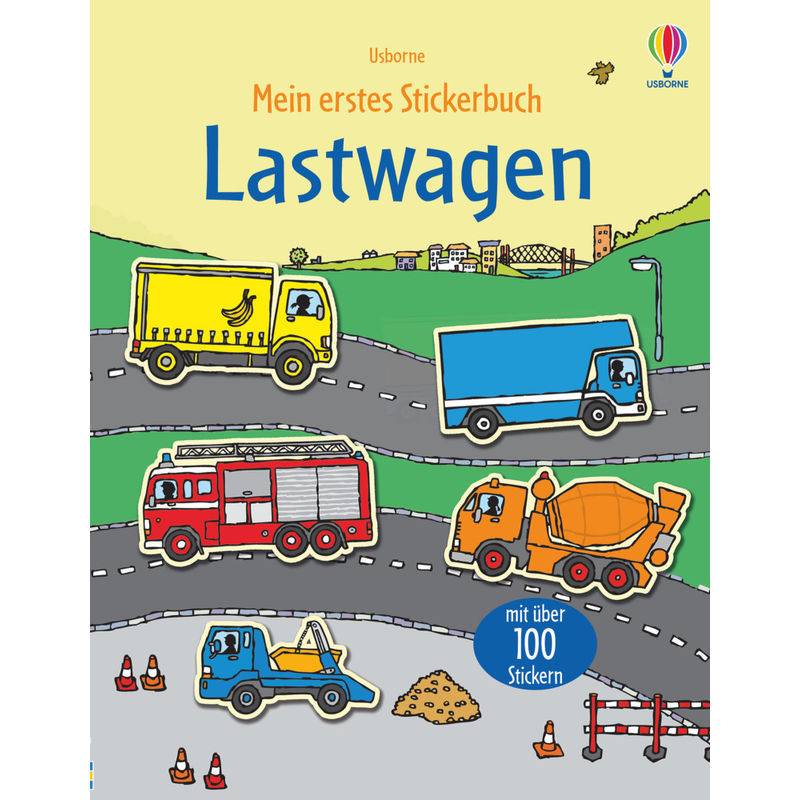 Meine Ersten Stickerbücher / Mein Erstes Stickerbuch: Lastwagen - Sam Taplin, Kartoniert (TB) von Usborne Verlag