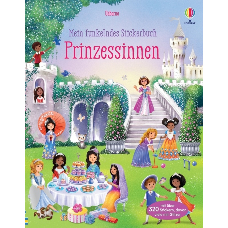 Mein Funkelndes Stickerbuch: Prinzessinnen - Fiona Watt, Kartoniert (TB) von Usborne Verlag