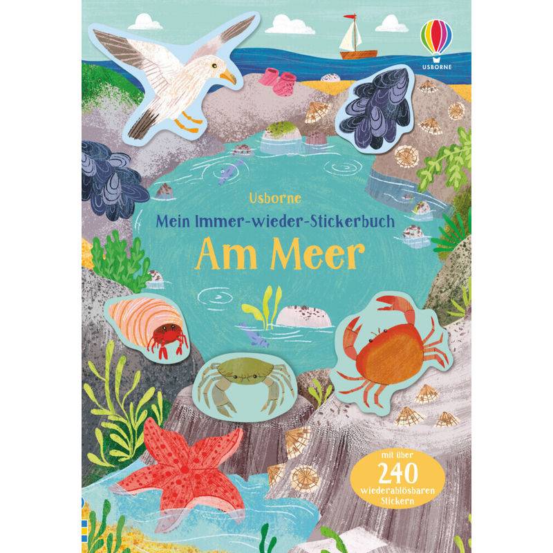 Mein Immer-Wieder-Stickerbuch: Am Meer - Jessica Greenwell, Kartoniert (TB) von Usborne Verlag