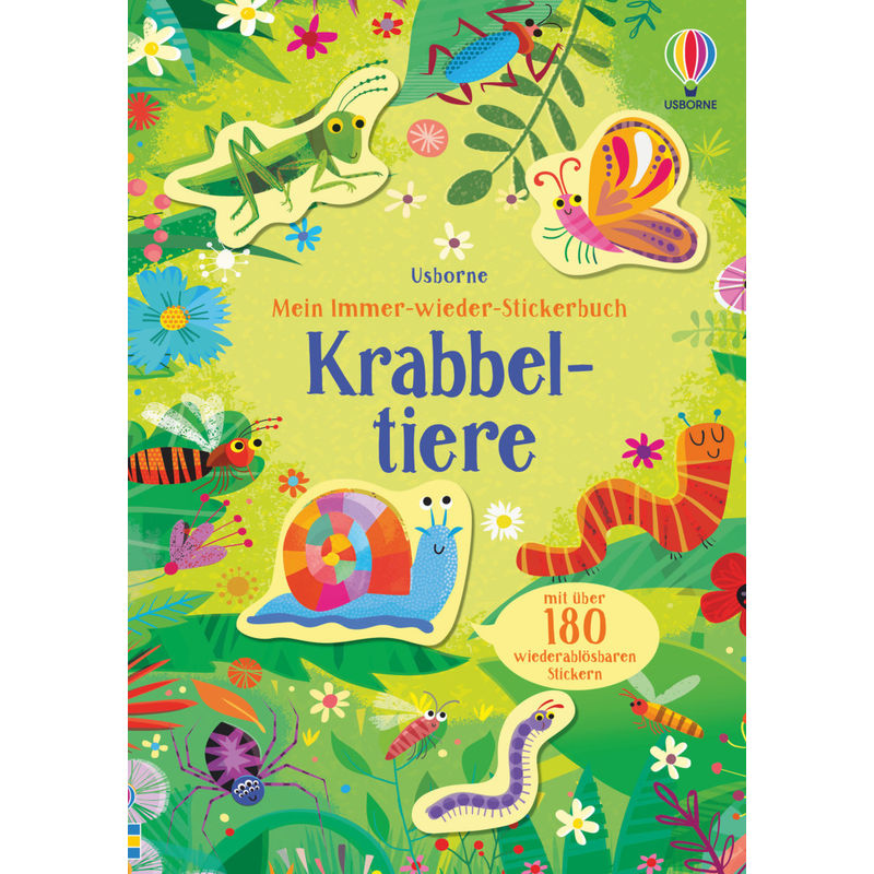 Mein Immer-Wieder-Stickerbuch: Krabbeltiere - Sam Smith, Taschenbuch von Usborne Verlag