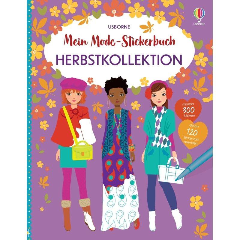 Mein Mode-Stickerbuch: Herbstkollektion - Fiona Watt, Kartoniert (TB) von Usborne Verlag