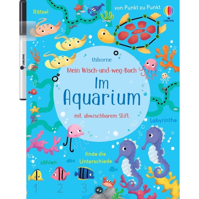 Meine Wisch-Und-Weg-Bücher / Mein Wisch-Und-Weg-Buch: Im Aquarium - Kirsteen Robson, Kartoniert (TB) von Usborne Verlag