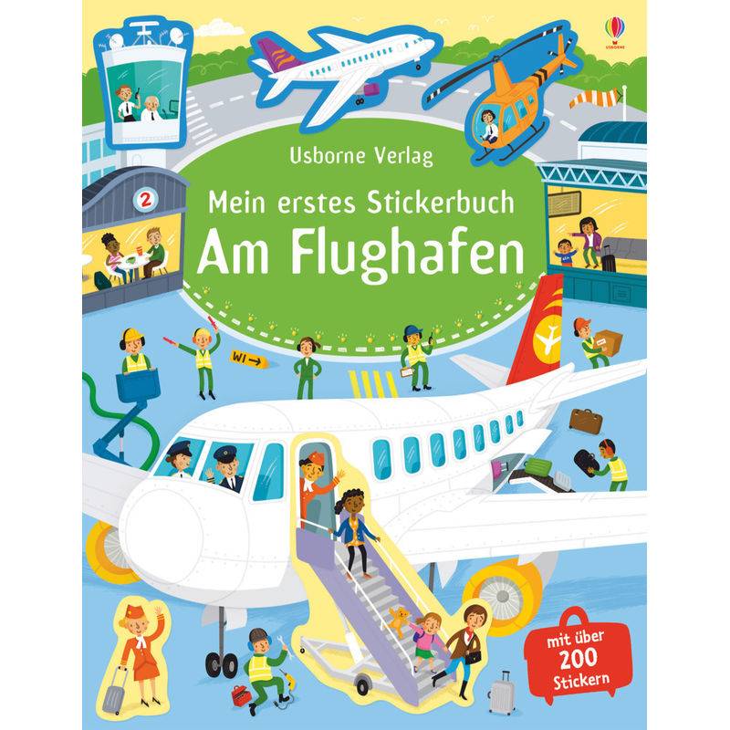 Mein Erstes Stickerbuch: Am Flughafen - Sam Smith, Kartoniert (TB) von Usborne Verlag