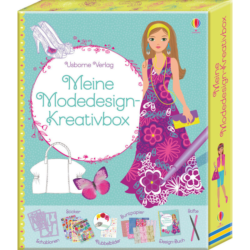 Meine Modedesign Kreativbox von Usborne Verlag