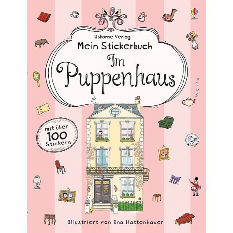 Mein Stickerbuch: Im Puppenhaus - Anna Milbourne, Kartoniert (TB) von Usborne Verlag