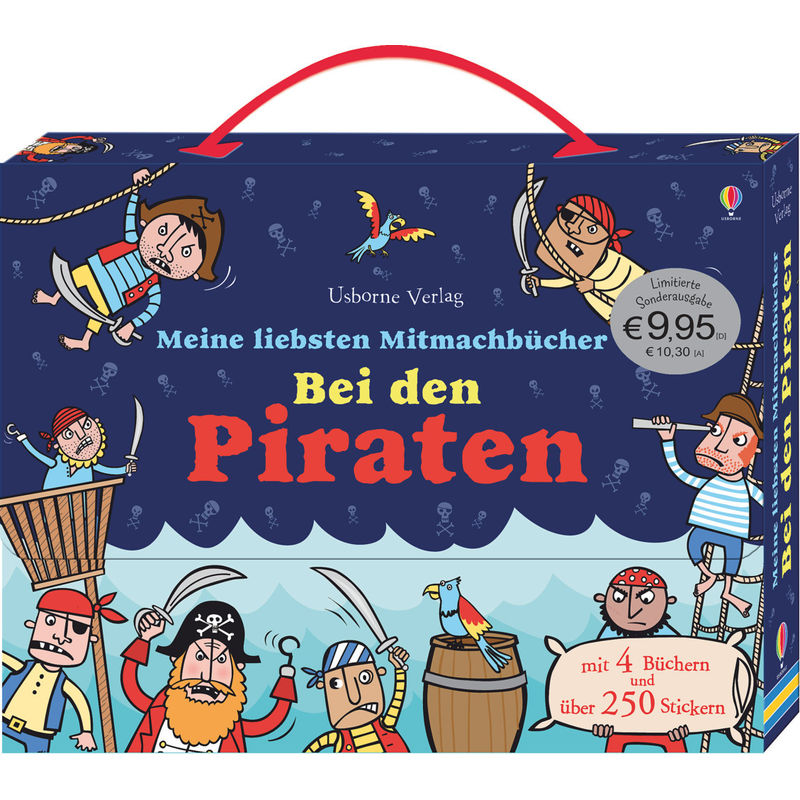 Meine Liebsten Mitmachbücher: Bei Den Piraten, 4 Bde., Kartoniert (TB) von Usborne Verlag