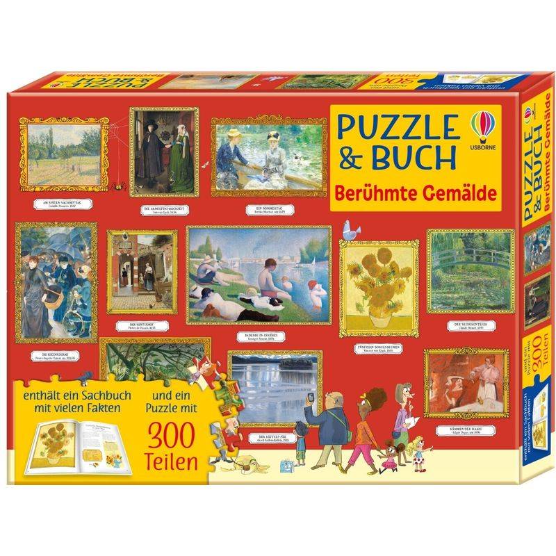 Puzzle & Buch: Berühmte Gemälde von Usborne Verlag