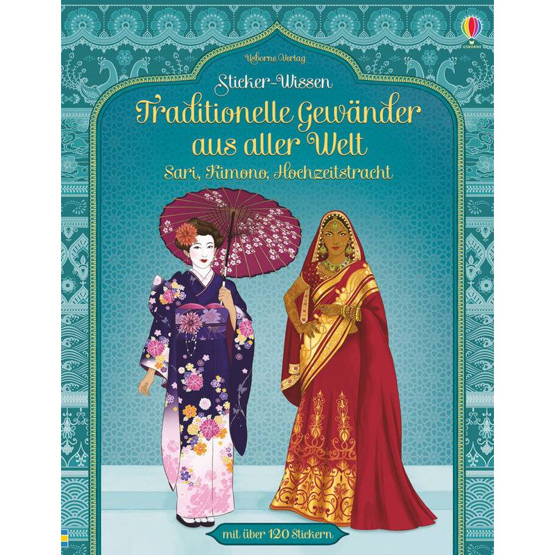 Sticker-Wissen: Traditionelle Gewänder Aus Aller Welt - Emily Bone, Kartoniert (TB) von Usborne Verlag