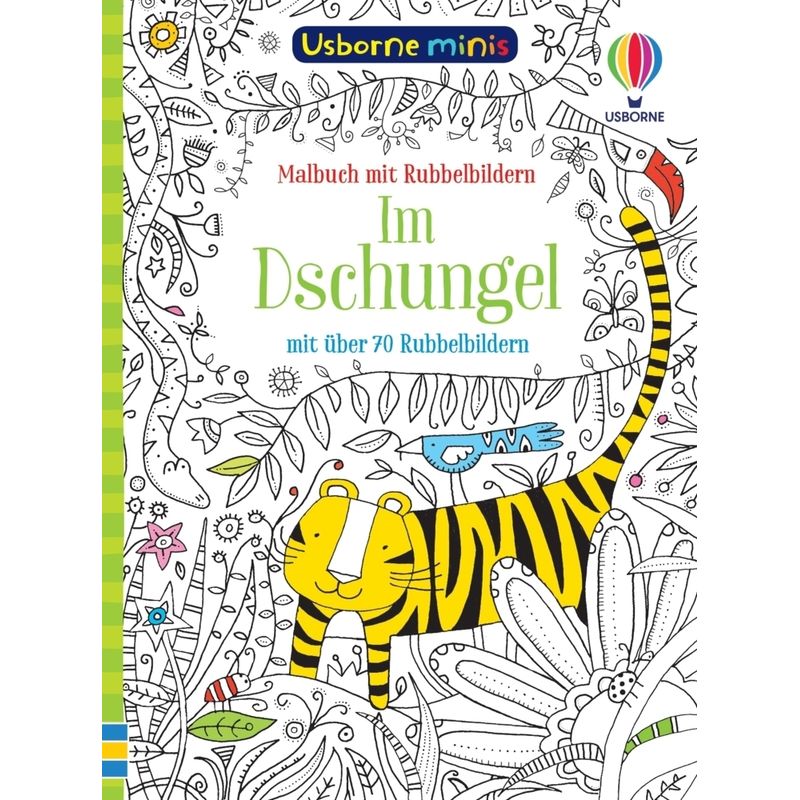 Usborne Minis - Malbuch: Im Dschungel - Sam Smith, Kartoniert (TB) von Usborne Verlag