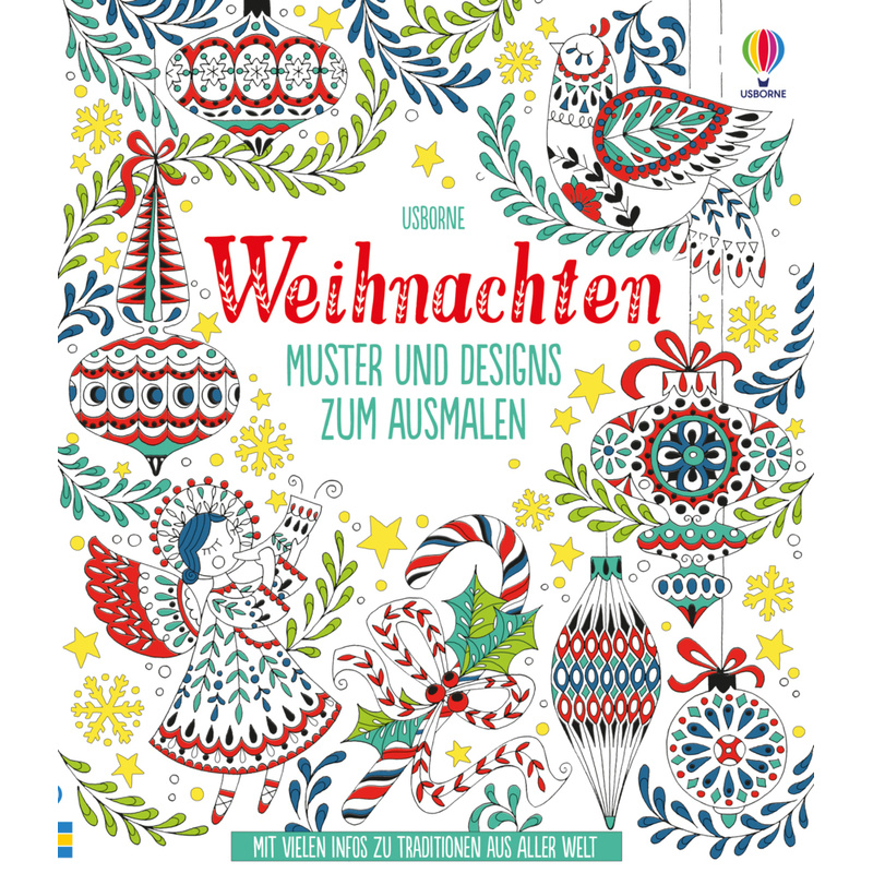 Weihnachten - Muster Und Designs Zum Ausmalen - Emily Bone, Kartoniert (TB) von Usborne Verlag