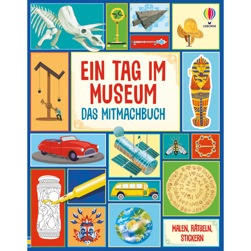 Ein Tag im Museum - Das Mitmachbuch - Buch von Usborne Verlag
