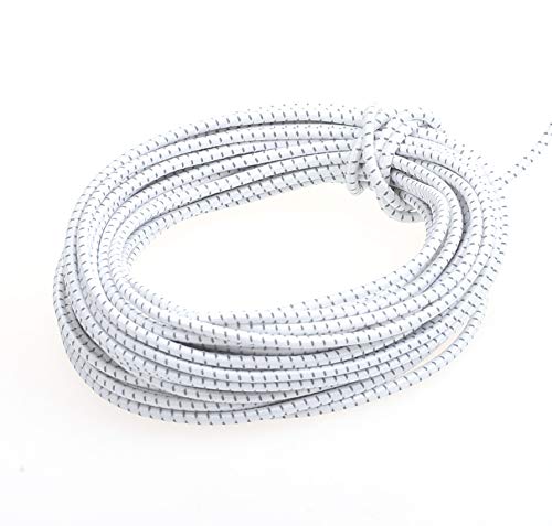 USEW Craft 3 mm reflektierende elastische Schnur, 9,1 m (1/8 Zoll), Weiß von Usew