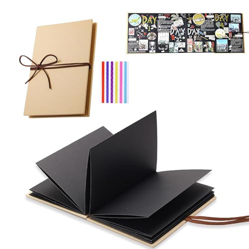 Utapossin Fotoalbum, Fotoalbum Zum Selbstgestalten, Fotoalbum Einsteckalbum, Fotoalbum Zum Einkleben, Fotobuch, DIY Scrapbook Fotobuch Kann Als Abschluss Geschenk (18 Seiten, 17,5 X 11,5cm) von Utapossin