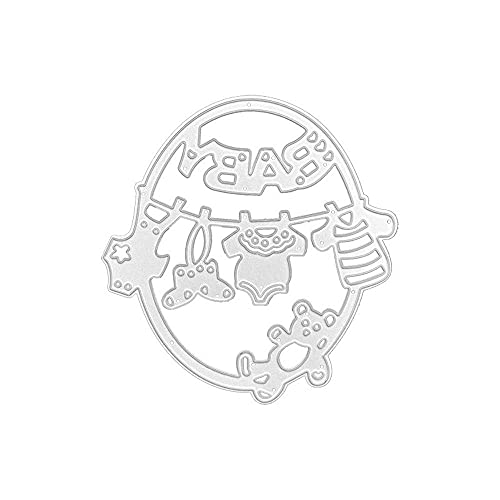 Uteruik Baby Stanzformen Metall Prägeschablonen Vorlage für Kartenherstellung Scrapbooking Album DIY Handwerk Dekoration Uteruik Baby Stanzformen Metall Prägeschablonen Vorlage für Kartenherstellung Scrapbooking Album DIY Handwerk Dekoration von Uteruik