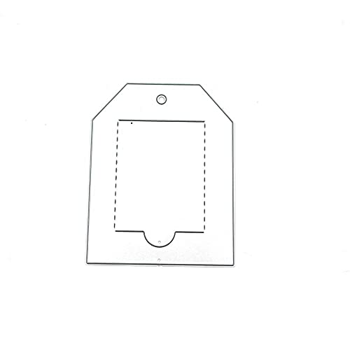 Uteruik Etiketten-Stanzformen, Schablonen, Metallschablonen, Prägewerkzeug für DIY Kartenherstellung, Scrapbooking, Fotoalbum (#E) von Uteruik