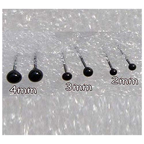 Uteruik Glasaugen-Set, 2/3/4 mm, Sortiment für Nadelfilz, Bären, Puppen, Köder, Nähen, 150 Paar Uteruik Glasaugen-Set, 2/3/4 mm, Sortiment für Nadelfilz, Bären, Puppen, Köder, Nähen, 150 Paar von Uteruik