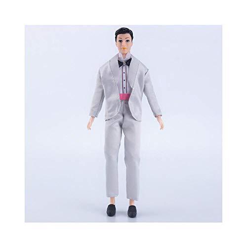 Uteruik Junge Puppe Bräutigam Anzüge Kleidung für 11,5 Zoll Puppe - Mantel Hemd Hosen Outfits Kostüm Zubehör Geburtstagsgeschenk 1 Set Uteruik Junge Puppe Bräutigam Anzüge Kleidung für 11,5 Zoll Puppe - Mantel Hemd Hosen Outfits Kostüm Zubehör Geburtstagsgeschenk 1 Set von Uteruik