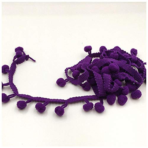 Uteruik Pompom-Band, Fransen, DIY, Nähen, Stoff, Basteln, Dekoration, 20 Meter (#D) von Uteruik