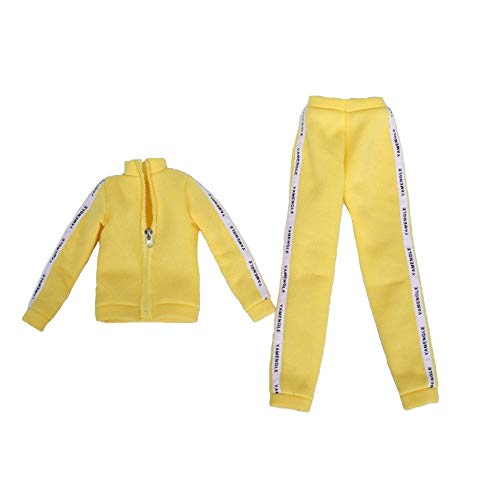 Uteruik Puppe BJD Sportswear Kleidung für 1/3 60 cm SD Puppe Mantel und Hose Casual Outfits Kostüm Zubehör (#A) von Uteruik