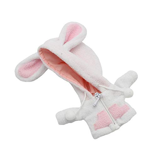Uteruik Puppe Kapuzenmantel Kleidung für OB11 1/12 BJD Puppen Tierform Mantel Casual Outfits Kostüm Zubehör Spielzeug (#E) von Uteruik