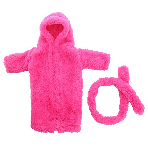 Uteruik Puppen-Bademantel Nachtwäsche Pyjama Nachthemd Kleidung für 46 cm Our Generation Mädchenpuppe, Rosa Uteruik Puppen-Bademantel Nachtwäsche Pyjama Nachthemd Kleidung für 46 cm Our Generation Mädchenpuppe, Rosa von Uteruik