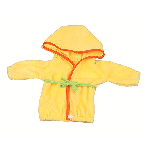Uteruik Puppennachthemd, Pyjama, Bademantel, Kleidung für 46 cm, amerikanische Puppe, lässiges Outfit, Kostüm, Zubehör, Spielzeug Uteruik Puppennachthemd, Pyjama, Bademantel, Kleidung für 46 cm, amerikanische Puppe, lässiges Outfit, Kostüm, Zubehör, Spielzeug von Uteruik