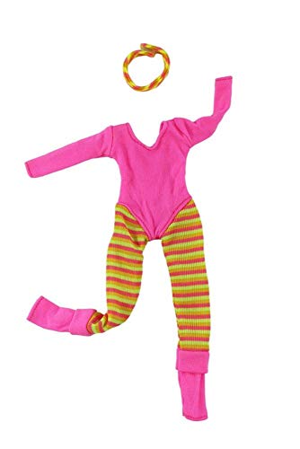 Uteruik Puppenoverall Kleidung für 11,5 Zoll Mädchen Puppe - Playsuit Gürtel Causal Outfits Kostüm Zubehör (#A) von Uteruik